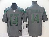 Nike Jets 14 Sam Darnold Gray Inverted Legend Limited Jersey,baseball caps,new era cap wholesale,wholesale hats